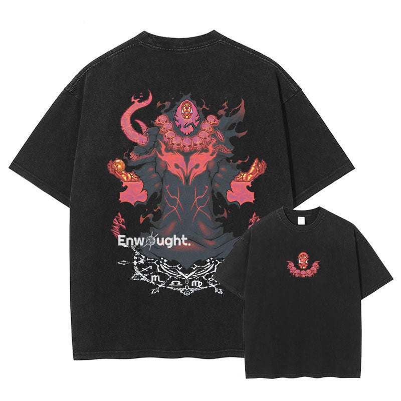 Sung Jin Woo T Shirt Anime S-Solo-Leveling Oversized Vintage eprolo