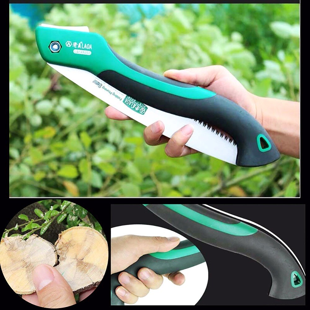 LAOA Camping Foldable Saw Portable Secateurs Gardening Pruner 10 Inch Tree Trimmers  Camping Tool for Woodworking Saw Trees eprolo