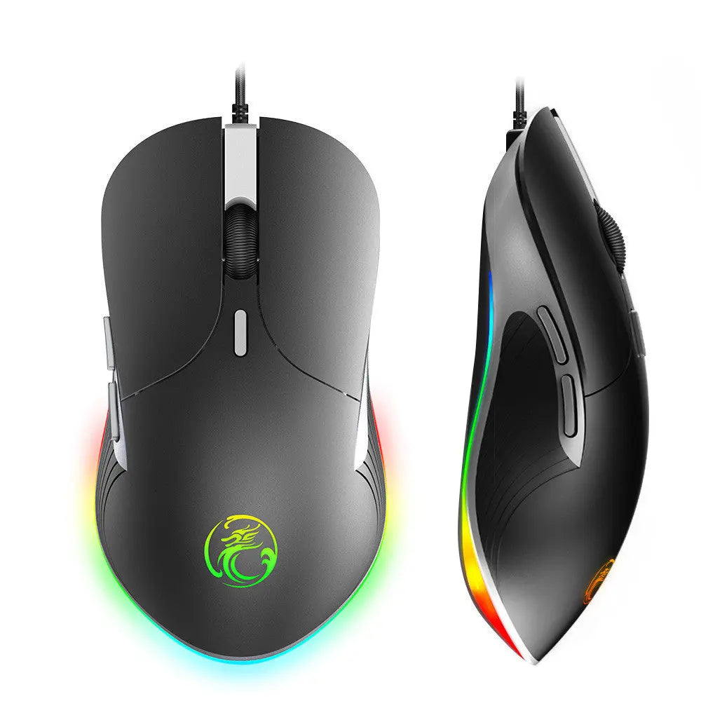 LED Gaming Mouse 6400 DPI USB Ergonomic Mause - Whispering Desires Shoppe
