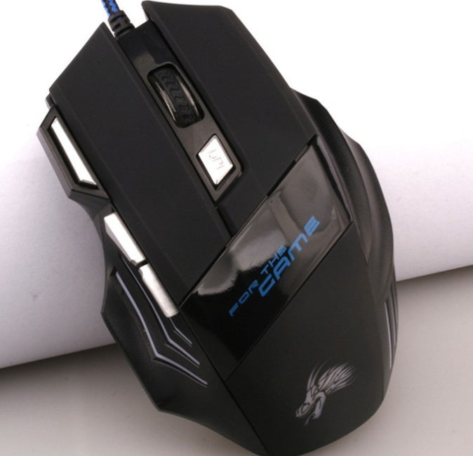 Professional Wired Gaming Mouse 5500DPI Adjustable 7 Buttons - Whispering Desires Shoppe