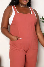 Perfee Wide-Leg Overalls with Front Pockets - Whispering Desires Shoppe