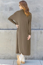 Basic Bae Open-Front Long Sleeve Cover Up - Whispering Desires Shoppe