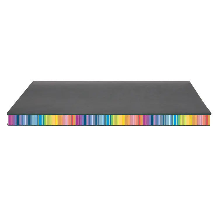 Colorful Rainbow Side A5 Leather Cover Notebook - Whispering Desires Shoppe