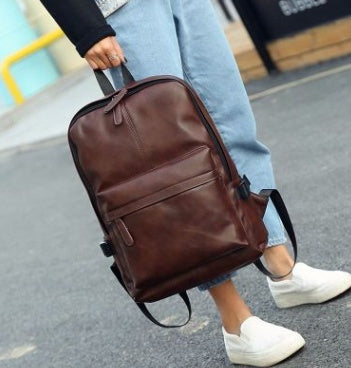 PU men's shoulder bag shoulder bag student bag computer men bag tide - Whispering Desires Shoppe