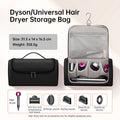Large Capacity Hair Dryer Organizer Bag | PU Leather, Waterproof, Double-Layer & Non-Slip Interior for Travel, Salon & Home eprolo