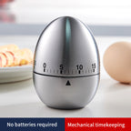 Creative Stainless Steel Kitchen Timer Egg Apple Timer Mechanical Reminder Countdown Kitchen Gadget eprolo