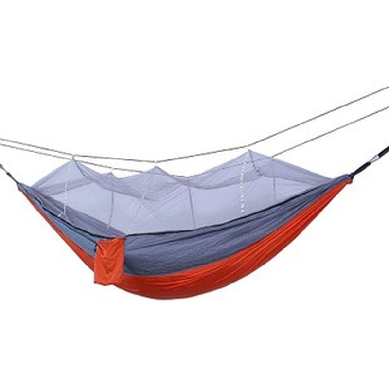 Bourette spinning 210T Nylon Hammock Outdoor Anti-mosquito Hammock Outdoor Camping Goods Bed Bearing eprolo