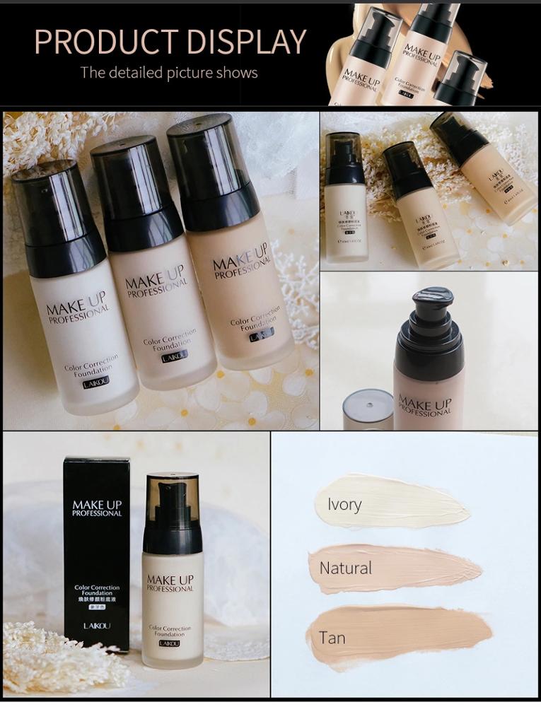 LAIKOU Beauty Makeup Brightening Whitening foundation Color Correction Natual concealer eprolo