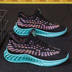 Men's Flying Weave Breathable Casual Shoes Korean Edition Trendy Running Shoes Fashion Student Shoes Sports Shoes eprolo