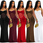 Fashion Women's Sexy Sheer Mesh Halter Tie-Back Dress - Whispering Desires Shoppe