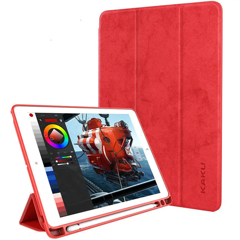 Leather Tablet Case With Pen Slot - Whispering Desires Shoppe