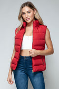 Snobbish Zip-Up Turtleneck Vest — Cozy, Pocketed Layer - Whispering Desires Shoppe