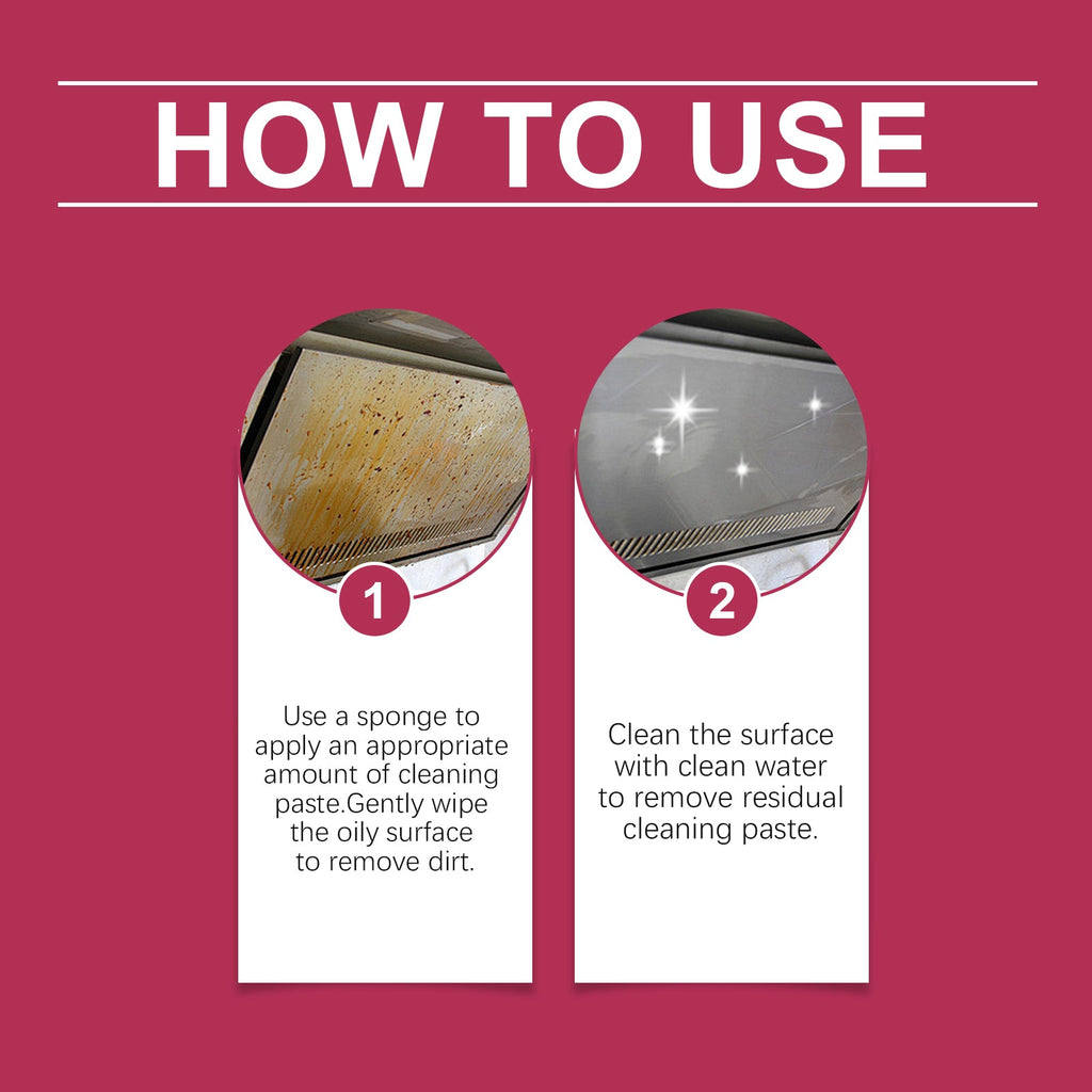 Kitchen Oil Cleaning Cream, Mild Multi-Functional Cleaning Cream To Clean The Kitchen Heavy Oil Cleaning eprolo