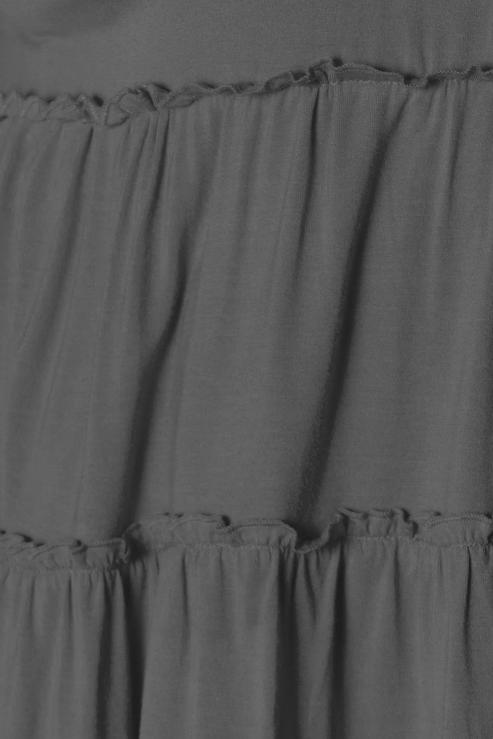 Double Take Ruffle-Hem Button Blouse - Whispering Desires Shoppe
