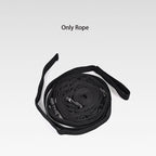 Outdoor camping tent storage rope adjustable clothesline strap camping lanyard with 19 hook hangers eprolo