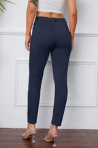 StretchyStitch Pocketed Pants — Basic Bae - Whispering Desires Shoppe