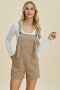 Double Take Full-Size Textured Sleeveless Romper - Whispering Desires Shoppe