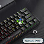 Plastic mechanical keyboard for games - Whispering Desires Shoppe