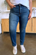 Judy Blue High-Waist Tummy Control Slim Jeans - Whispering Desires Shoppe