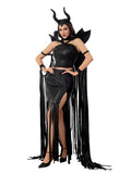 Gothic Vampire Robe Sexy Queen Sleeping Beauty Cape Dress eprolo