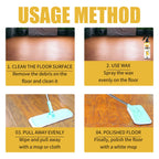 Furniture Beeswax Spray, Furniture Floor Care Polishing Waterproof Anti-Cracking Scratches Refurbished Care Wax eprolo