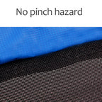 55'' Toddlers Trampoline with Safety Enclosure Net and Balls, Indoor Outdoor Mini Trampoline for Kids eprolo