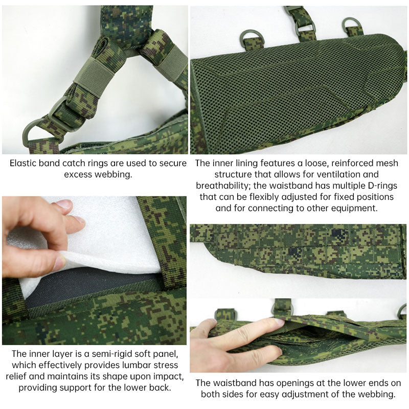Cold War Replica Russian Military Fan Special Forces VOIN Tactical Waist Belt Y-Strap MOLLE Wagner SSO eprolo