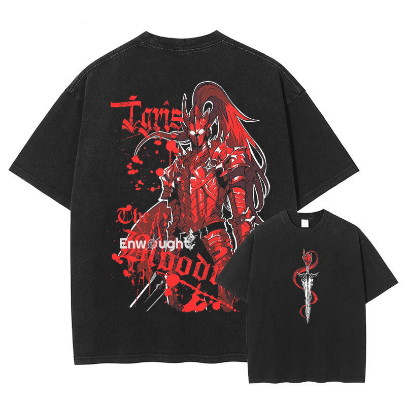 Sung Jin Woo T Shirt Anime S-Solo-Leveling Oversized Vintage eprolo
