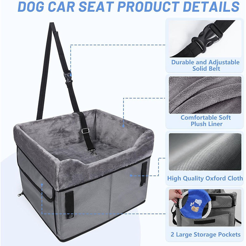Car pet mats, small dogs, car accessories, dirt proof car seats, portable dog height increasing seats, car dog beds eprolo