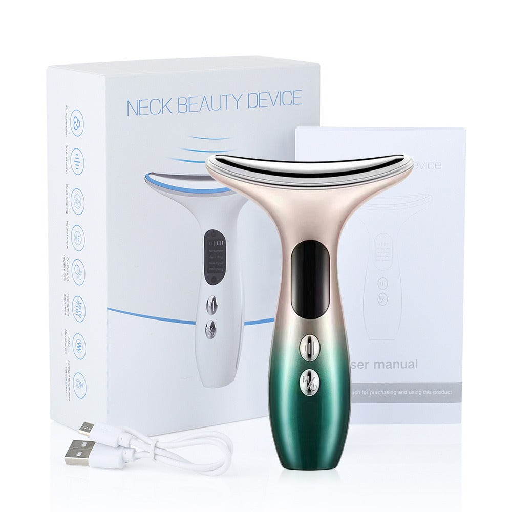 Color light microcurrent constant temperature neck beauty instrument neck and facial beauty instrument eprolo