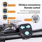 Wireless Remote Bike Tail Light with Turn Signal & Horn, USB-C Rechargeable Safety Warning Light eprolo