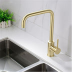 Stainless steel golden kitchen faucet, brushed gold face basin, washbasin, basin, mixed kitchen hot and cold Faucet eprolo