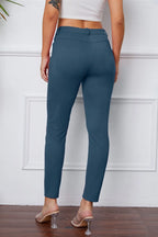 StretchyStitch Pocketed Pants — Basic Bae - Whispering Desires Shoppe