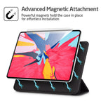 Magnetic Smart Case For IPad Pro 11 Cover Trifold Stand Magnet Case Magnetic Attachment Rubberized Cover For IPad Pro11 - Whispering Desires Shoppe