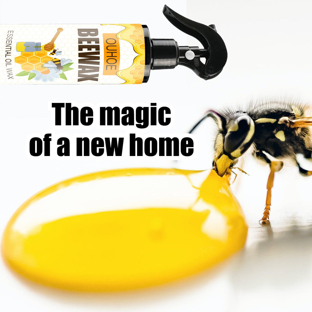 Furniture Beeswax Spray, Furniture Floor Care Polishing Waterproof Anti-Cracking Scratches Refurbished Care Wax eprolo