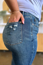 Judy Blue High-Waist Tummy Control Slim Jeans - Whispering Desires Shoppe
