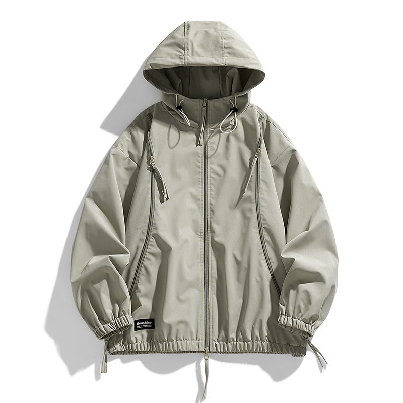 New trendy brand clothing, spring and autumn waterproof outdoor jacket, zipper style Hong Kong style casual jacket for men eprolo