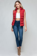 Snobbish Zip-Up Turtleneck Vest — Cozy, Pocketed Layer - Whispering Desires Shoppe