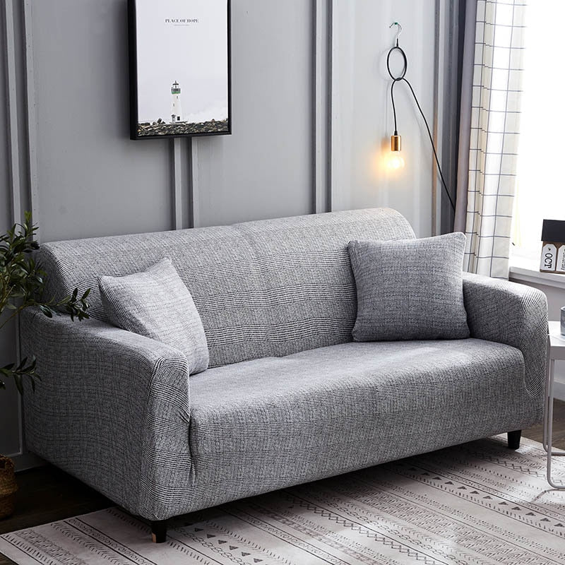 Stretch Sofa Covers Furniture Protector Polyester Loveseat Couch Cover l 1/2/3/4-seater Arm Chair Cover for Living Room eprolo
