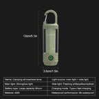Multi functional outdoor camping light, portable strong light flashlight, rechargeable mini retro camping atmosphere light eprolo