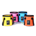 Outdoor Fishing Camping Waterproof Bucket PVC Foldable Water Bucket Bag Car Washing Bucket Portable Camping Water Storage Bag eprolo