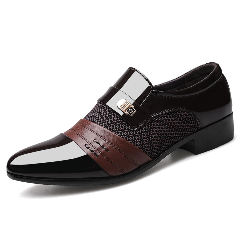 Men's shoes, leather shoes, men's casual shoes, business formal shoes, plus size versatile wedding shoes eprolo
