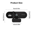Mini 4K USB Webcam with Mic, Auto Focus HD Camera for PC & Laptop, 30fps 2K/1080P Conference Cam eprolo