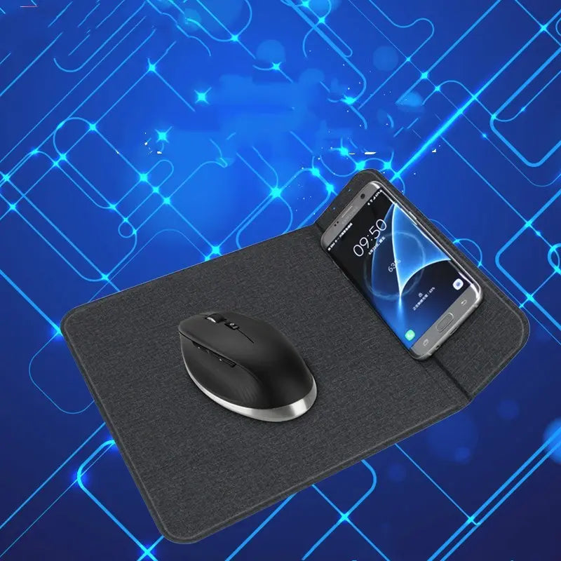 2 In1 Wireless Charging Mouse Pad Charger Holder Non-slip Charging Mouse Pad - Whispering Desires Shoppe