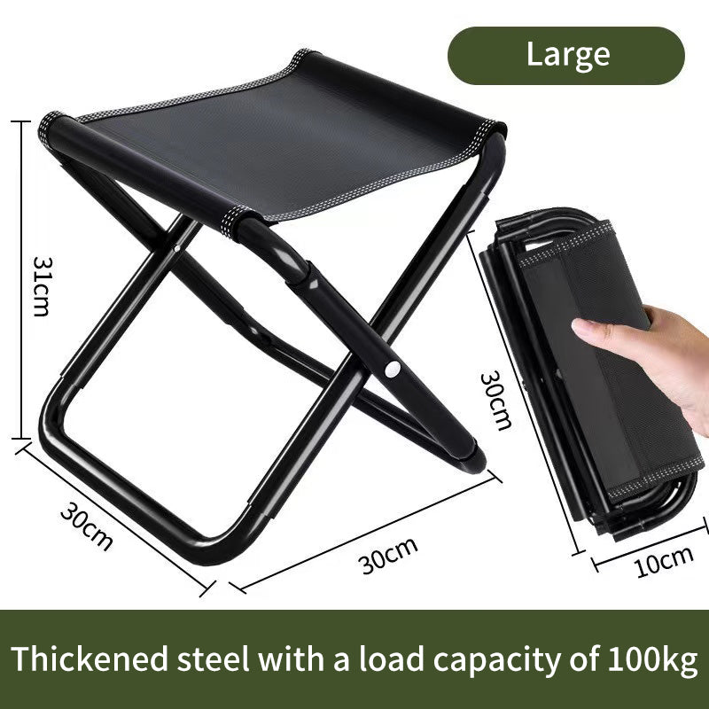 Outdoor chairs, combat readiness benches, fishing benches, camping horses, sturdy household foldable stools eprolo