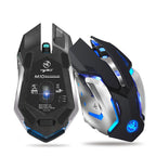 HXSJ new wireless mouse 2.4GPI gaming mouse glowing mouse - Whispering Desires Shoppe