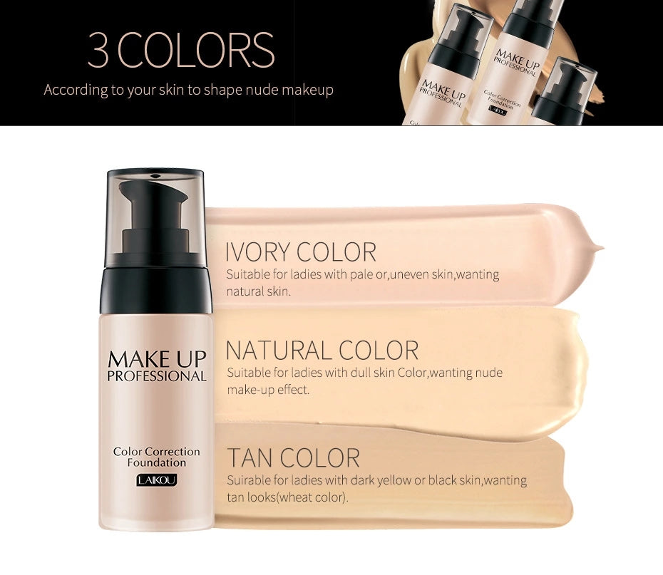LAIKOU Beauty Makeup Brightening Whitening foundation Color Correction Natual concealer eprolo