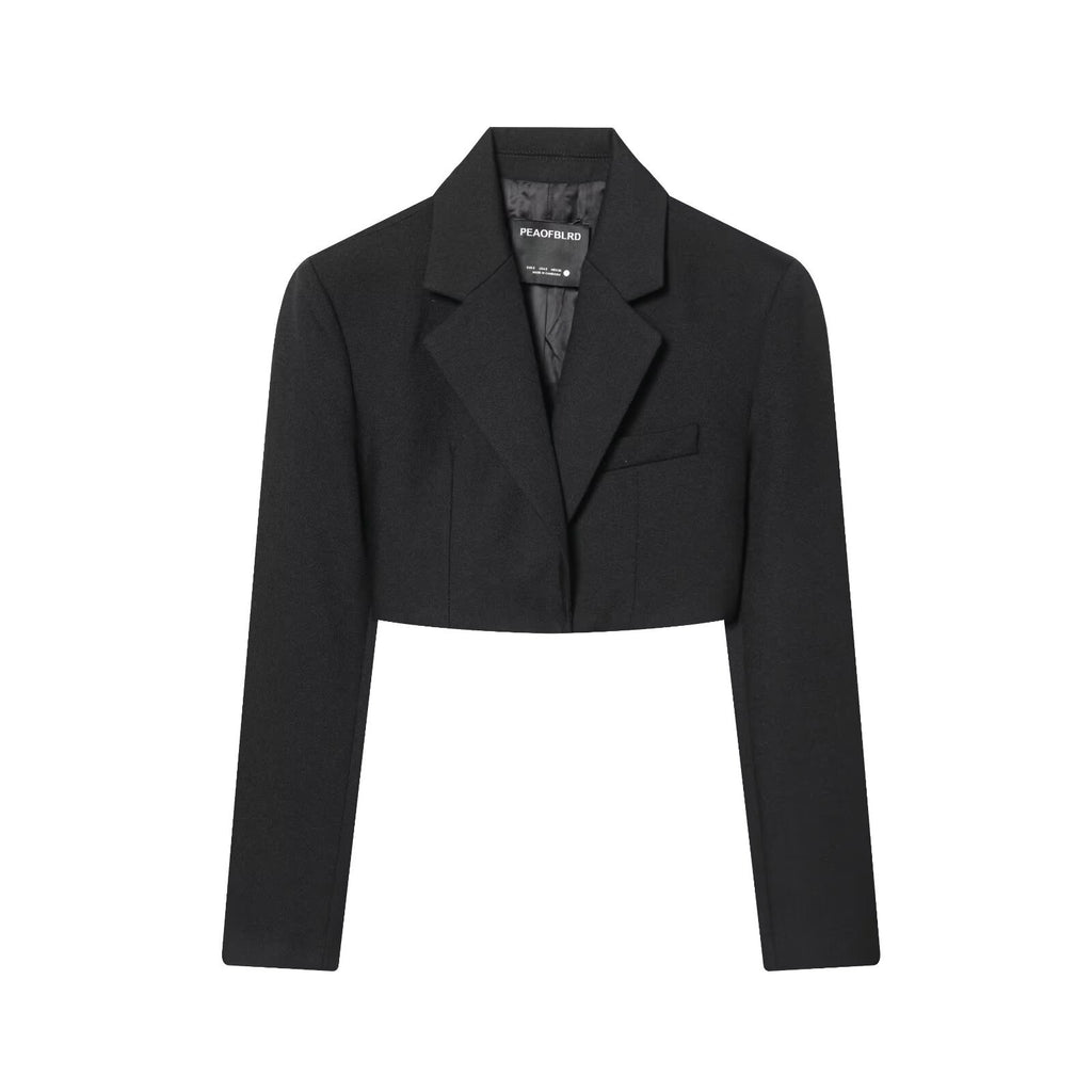 Retro Short Waist Jacket+Pants Set - Whispering Desires Shoppe
