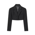 Retro Short Waist Jacket+Pants Set - Whispering Desires Shoppe