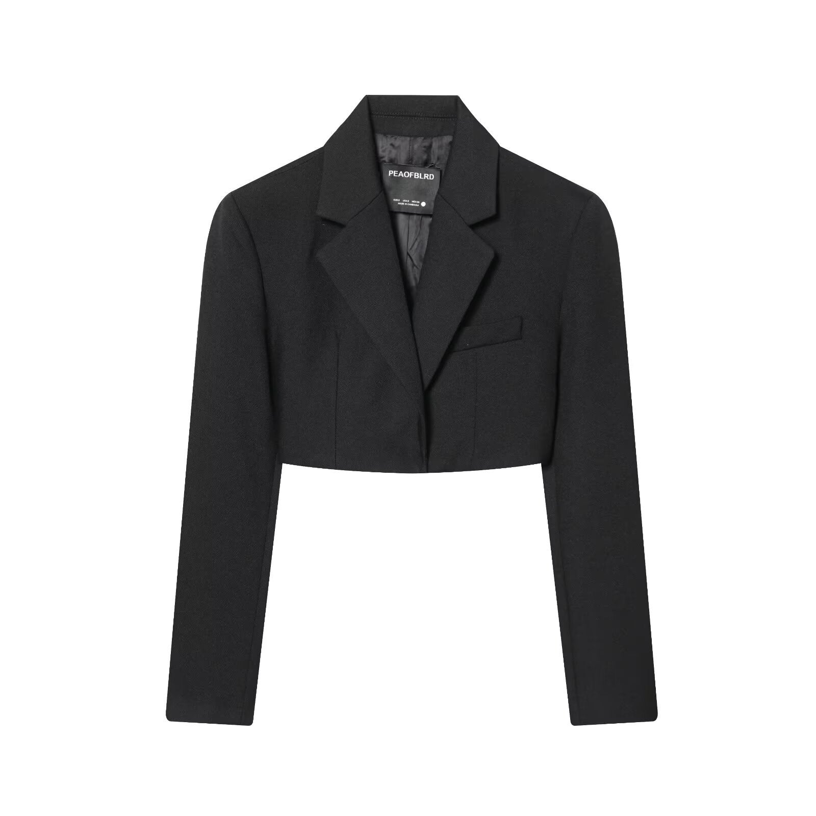 Retro Short Waist Jacket+Pants Set